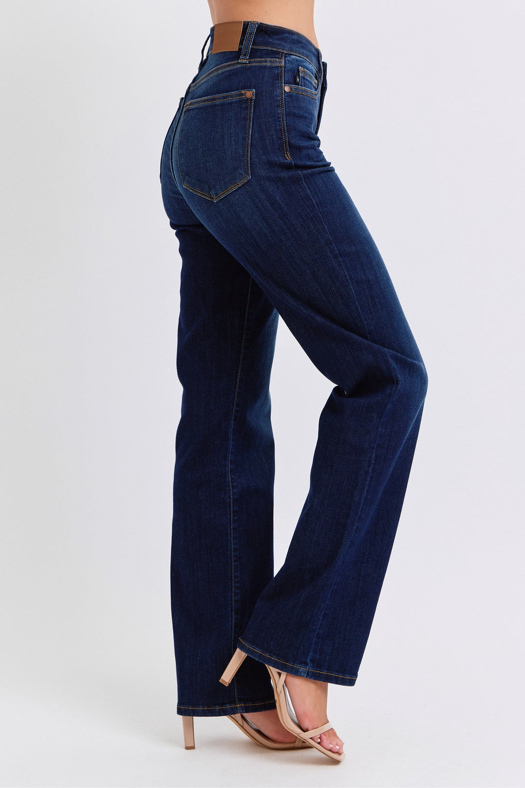 High Waist Straight Jeans