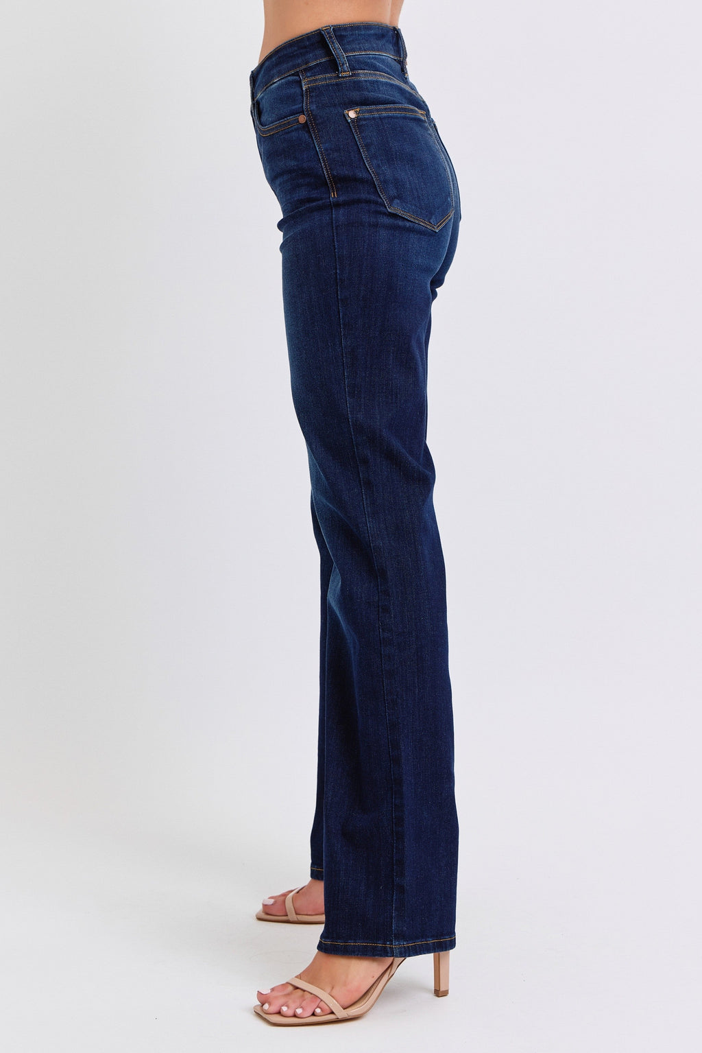 High Waist Straight Jeans