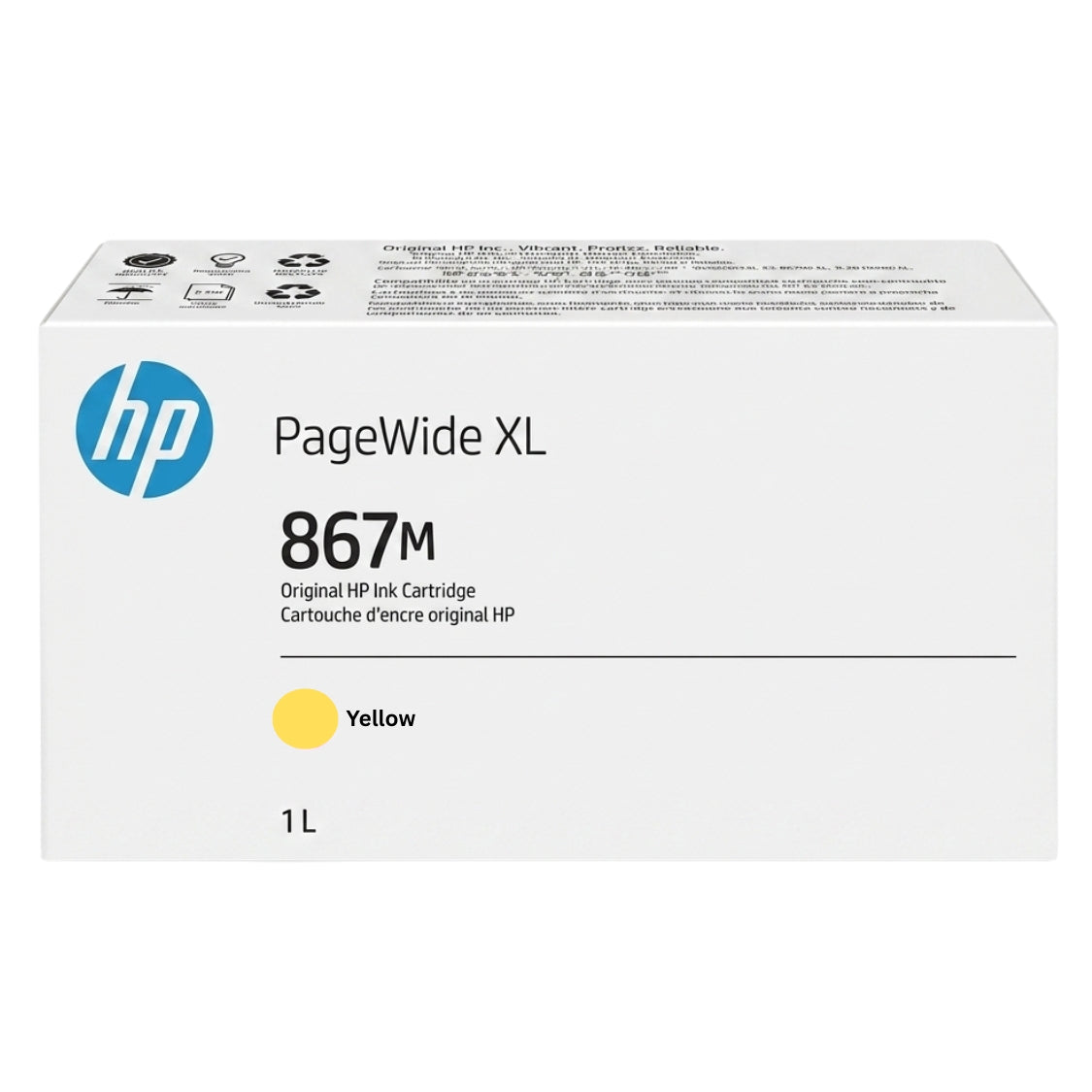 HP 867M Yellow High Yield PageWide XL Ink Cartridge 3ED96A
