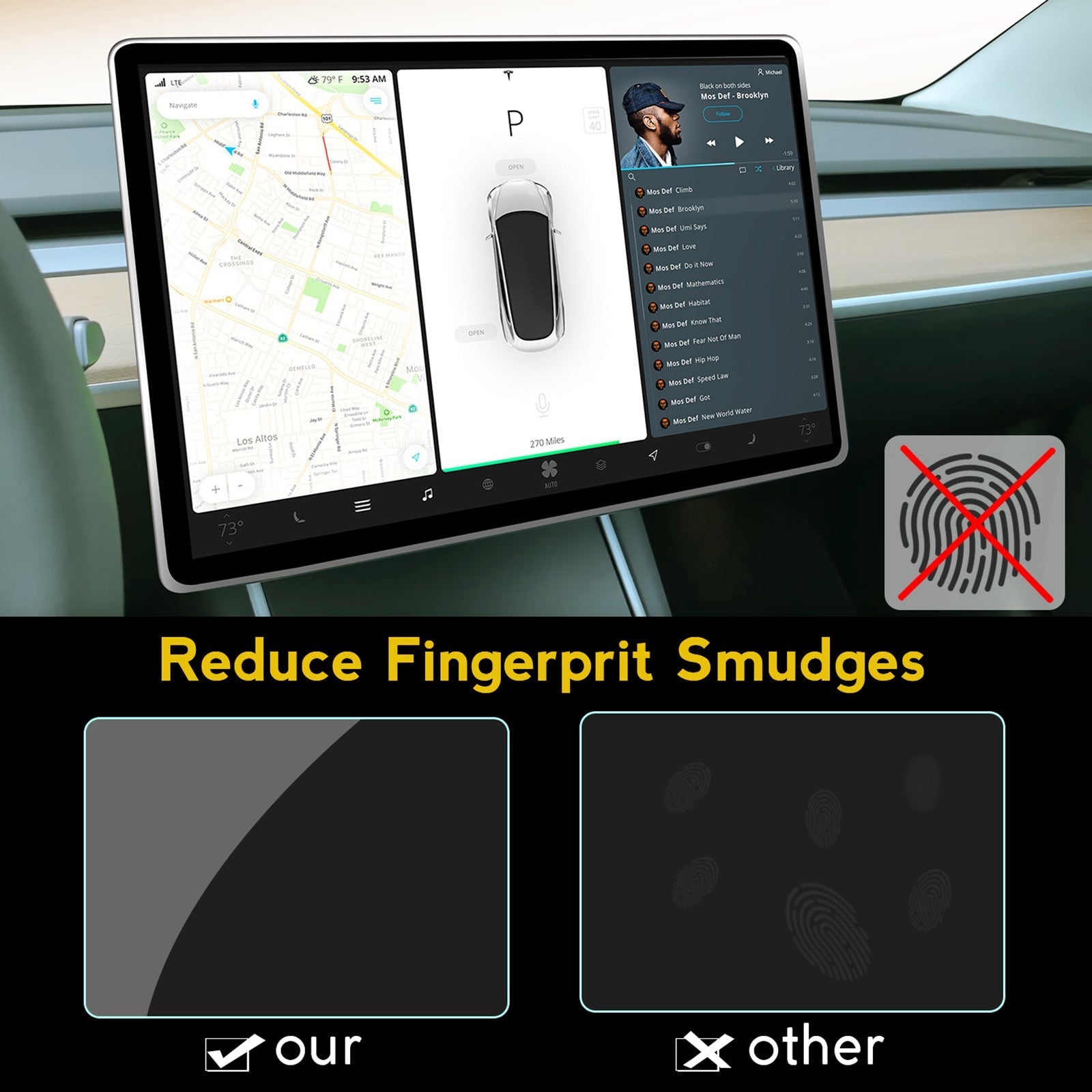 Screen Protector for Tesla Model Y & Model 3 (Copy)